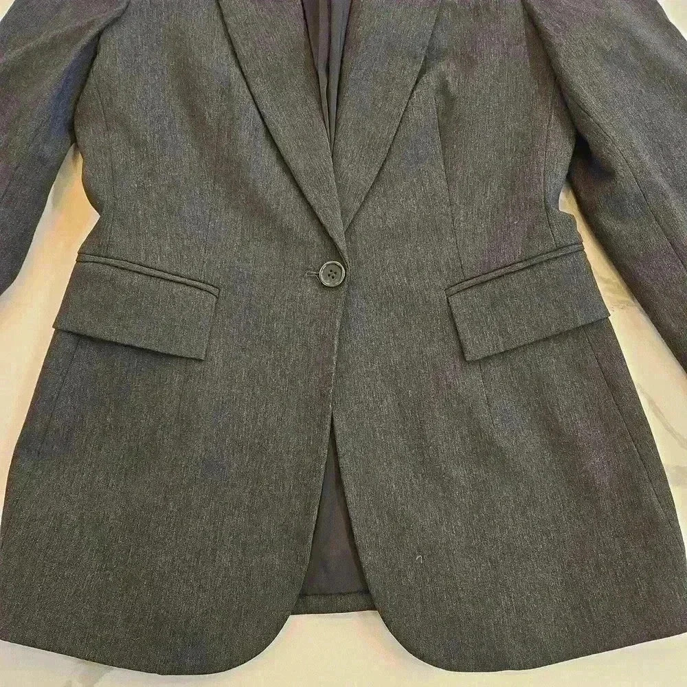 Express One Button Single Breasted Stretch Tailor… - image 3